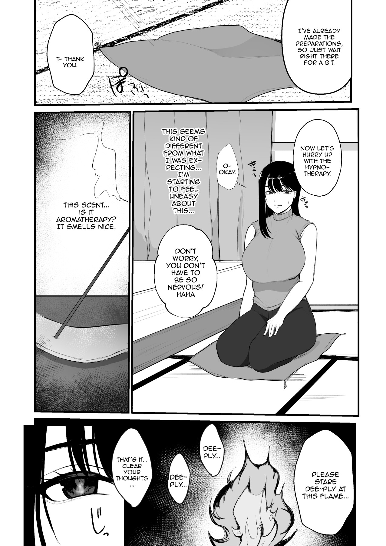 Hentai Manga Comic-A Housewife Looking To Get Pregnant Gets Inseminated By The Wrong Person Misusing Hypnosis Therapy-Read-5